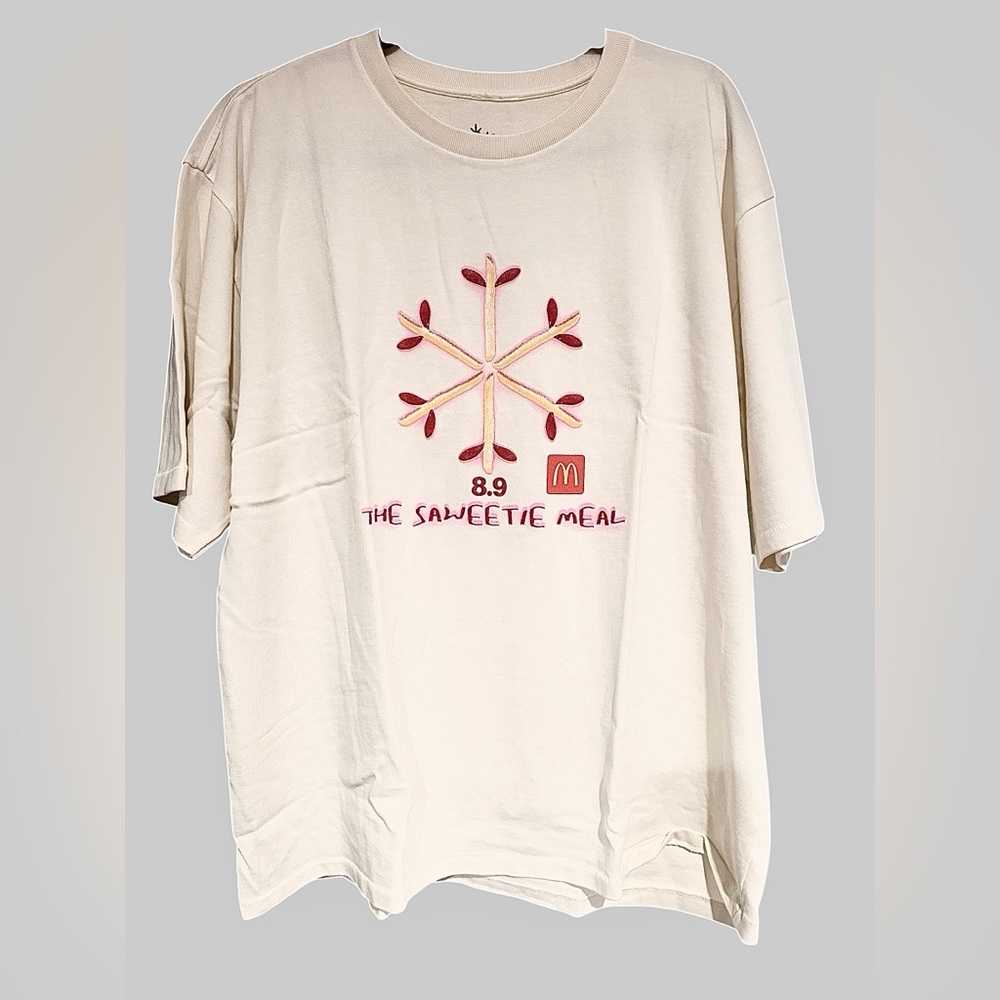 Limited Edition MCDONALD’S X SAWEETIE Snowflake Fry T-shirt